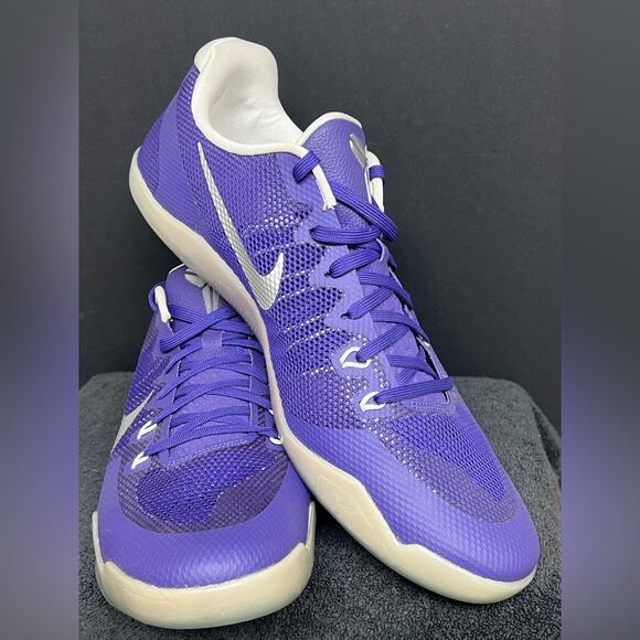 Nike Kobe 11 XI Elite Low Team Bank Court Purple 856485-551 Men’s SZ 18 NWOB